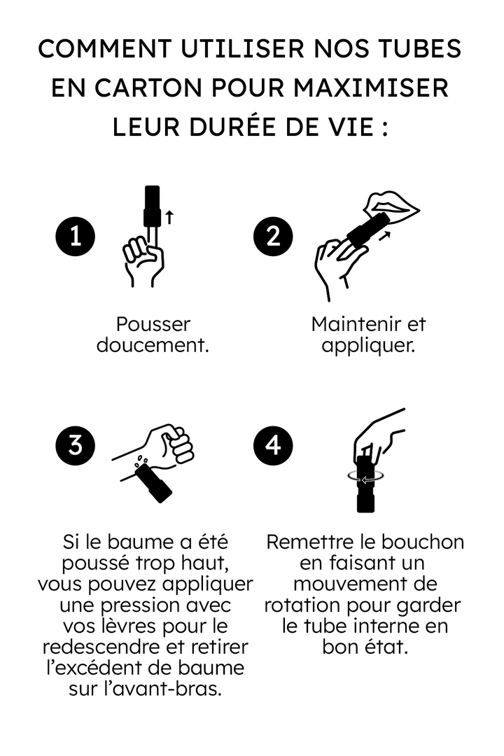 Baume à lèvres - Framboise rouge