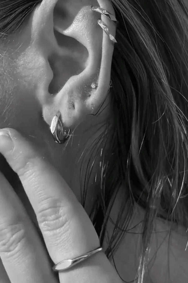Boucles dormeuses - Andréa - Argent