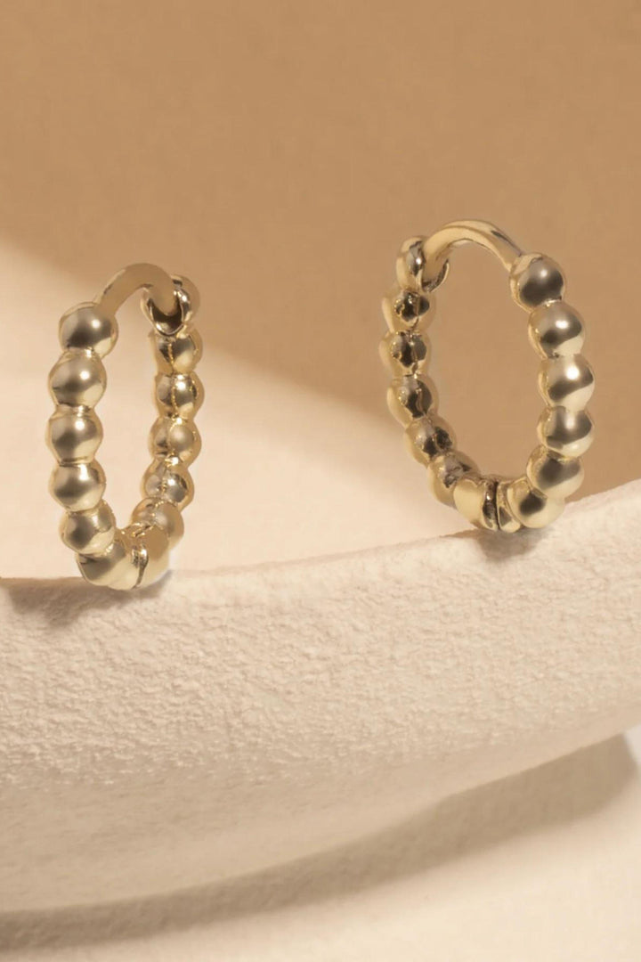Boucles dormeuses - Billes - Or