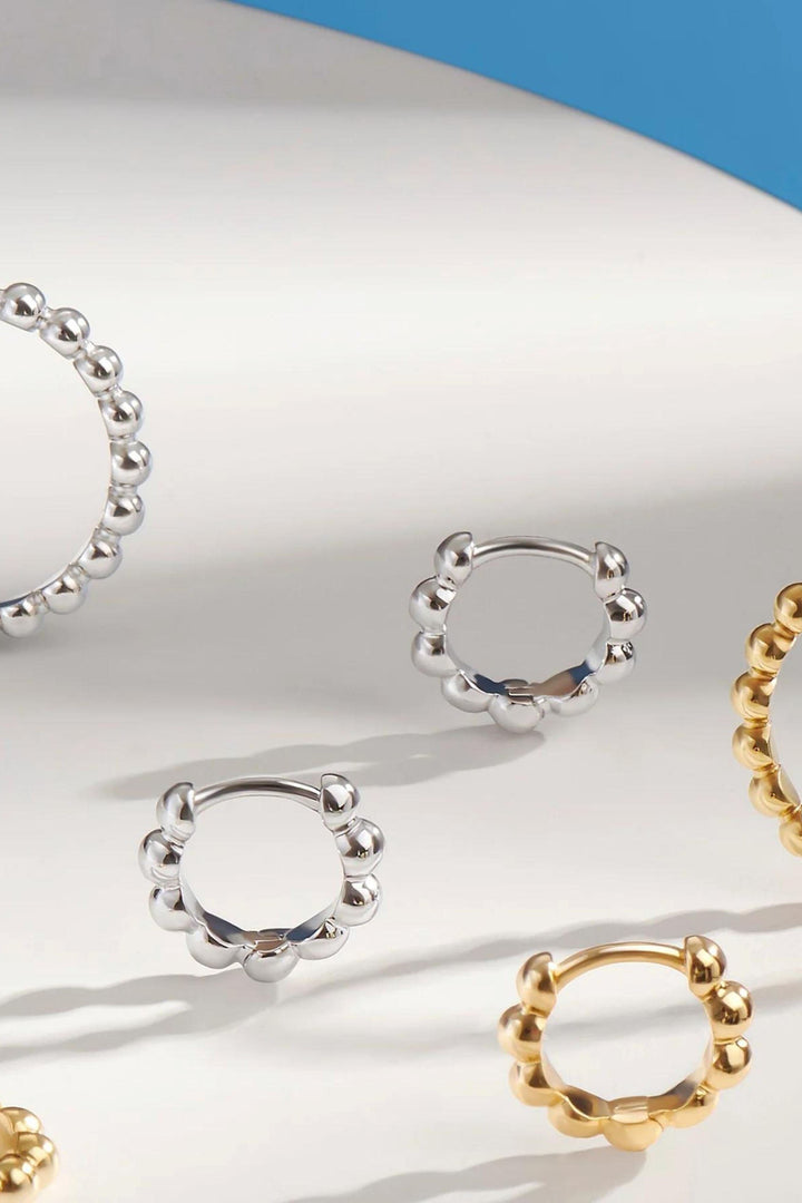 Boucles dormeuses - Byza - Argent