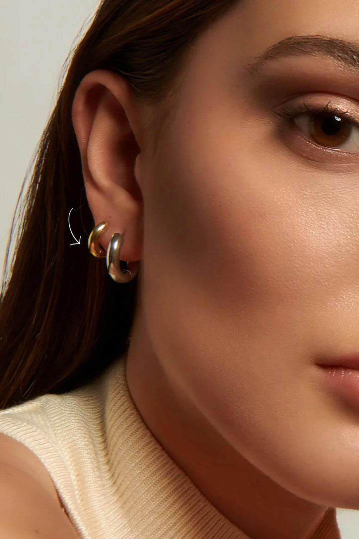 Boucles dormeuses - Chroma petites - Argent