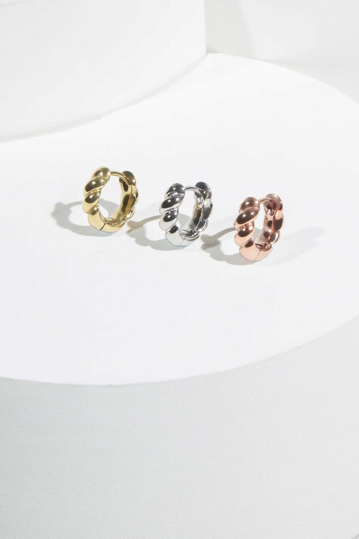 Boucles dormeuses - Croissant - Argent