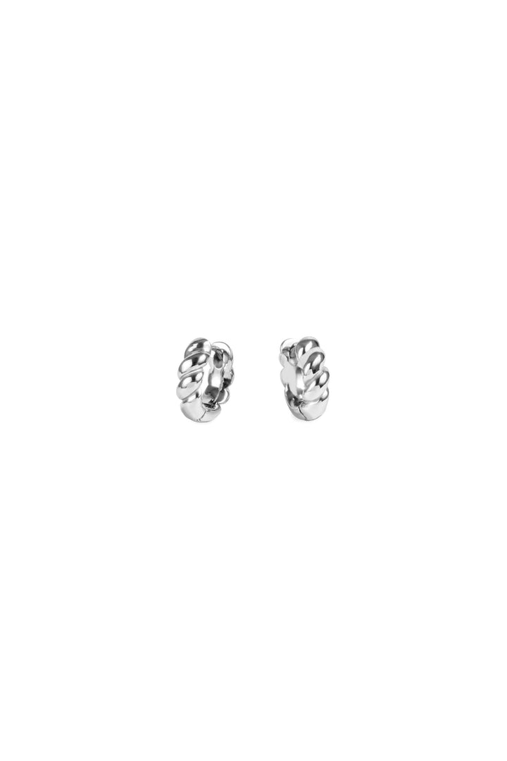 Boucles dormeuses - Croissant - Argent