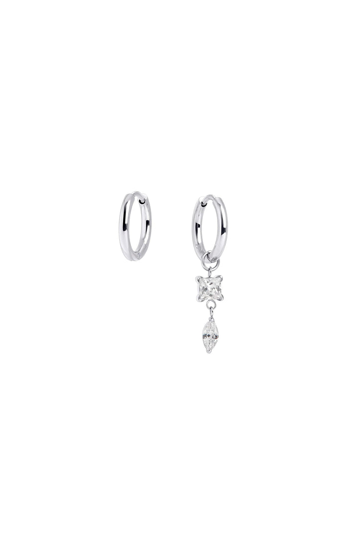 Boucles dormeuses - Freya - Argent