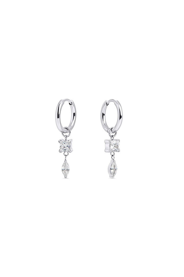 Boucles dormeuses - Freya - Argent