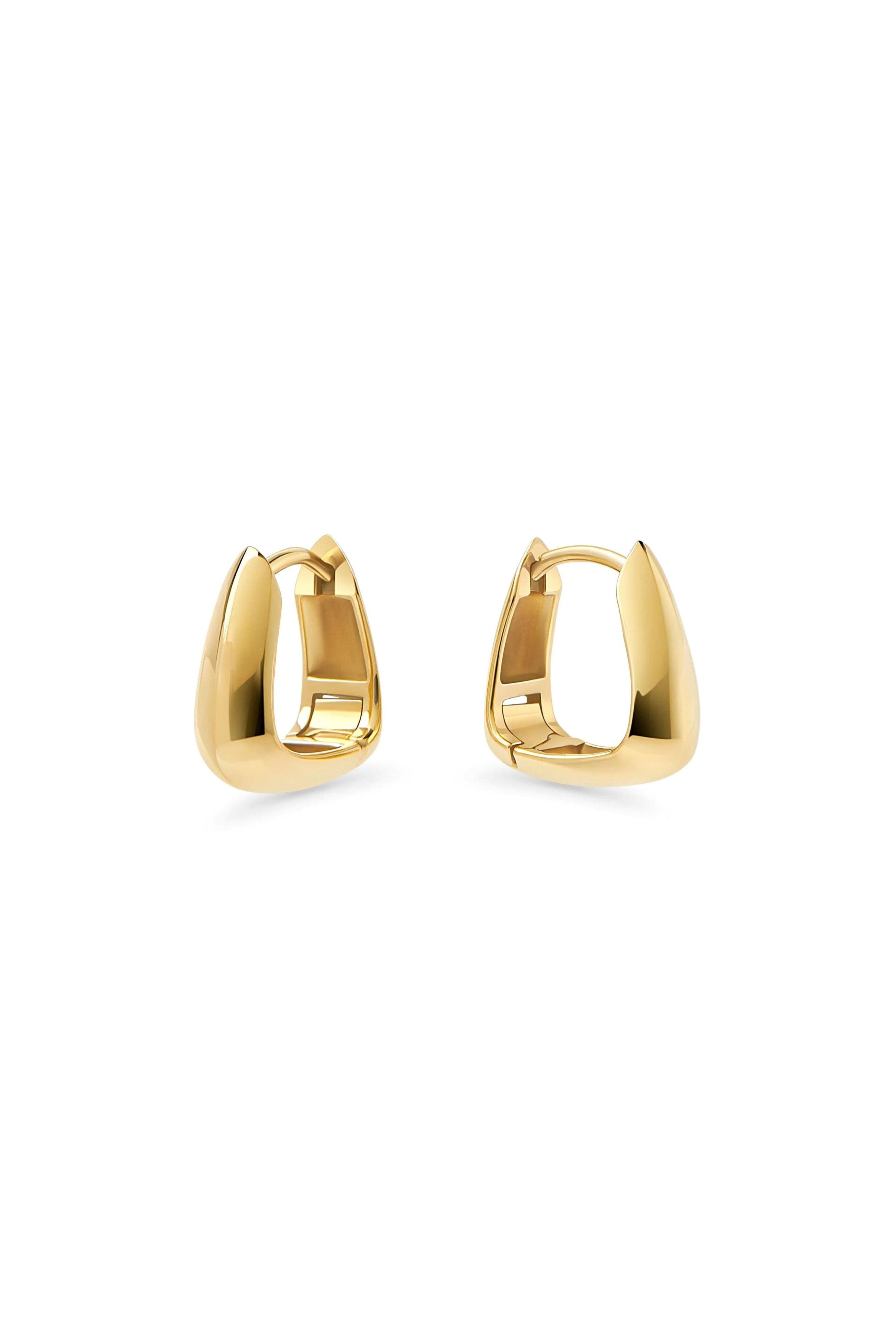 Boucles D'oreilles Dormeuses Longues - Mini Fleurs En Résine Blanche - Sans Marque - Pendantes - Bronze