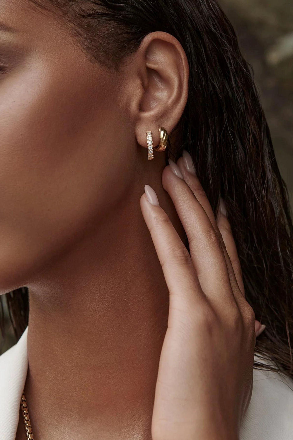 Boucles dormeuses - Thora - Argent