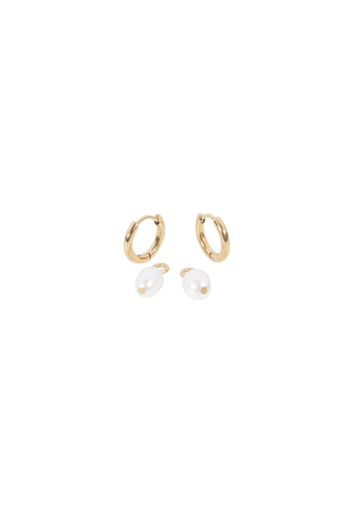 Boucles dormeuses perles - Sally - Or