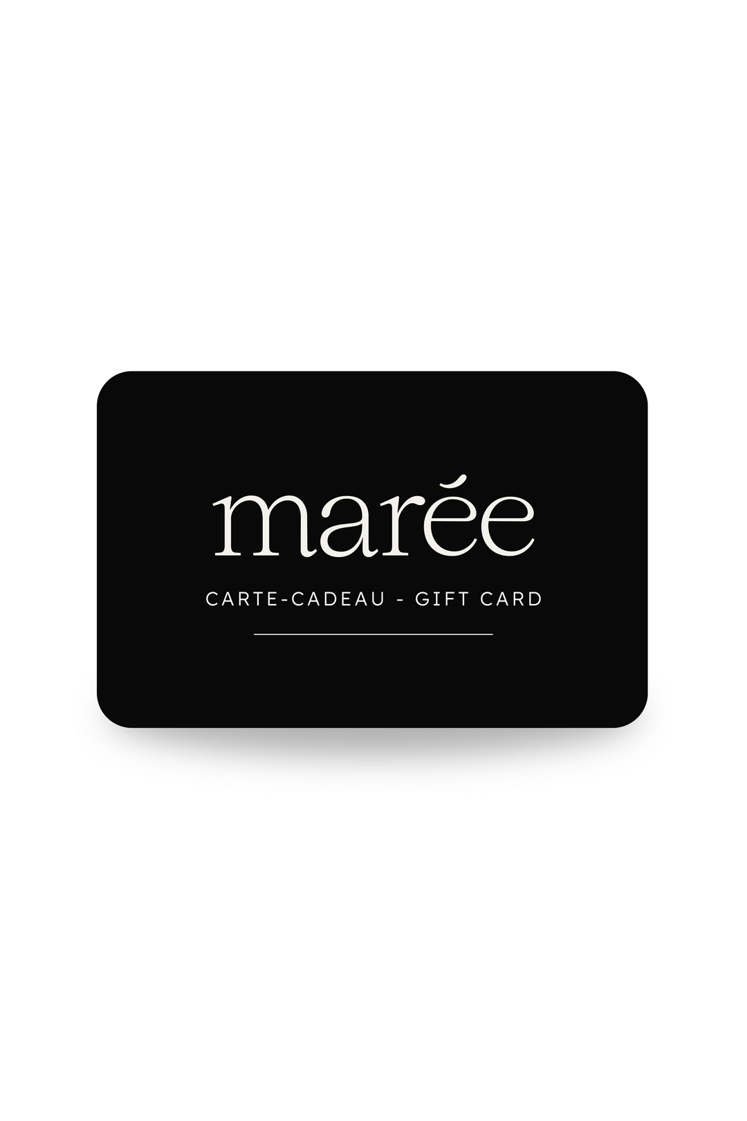 CARTE-CADEAU // MARÉE - CHANDELLES
