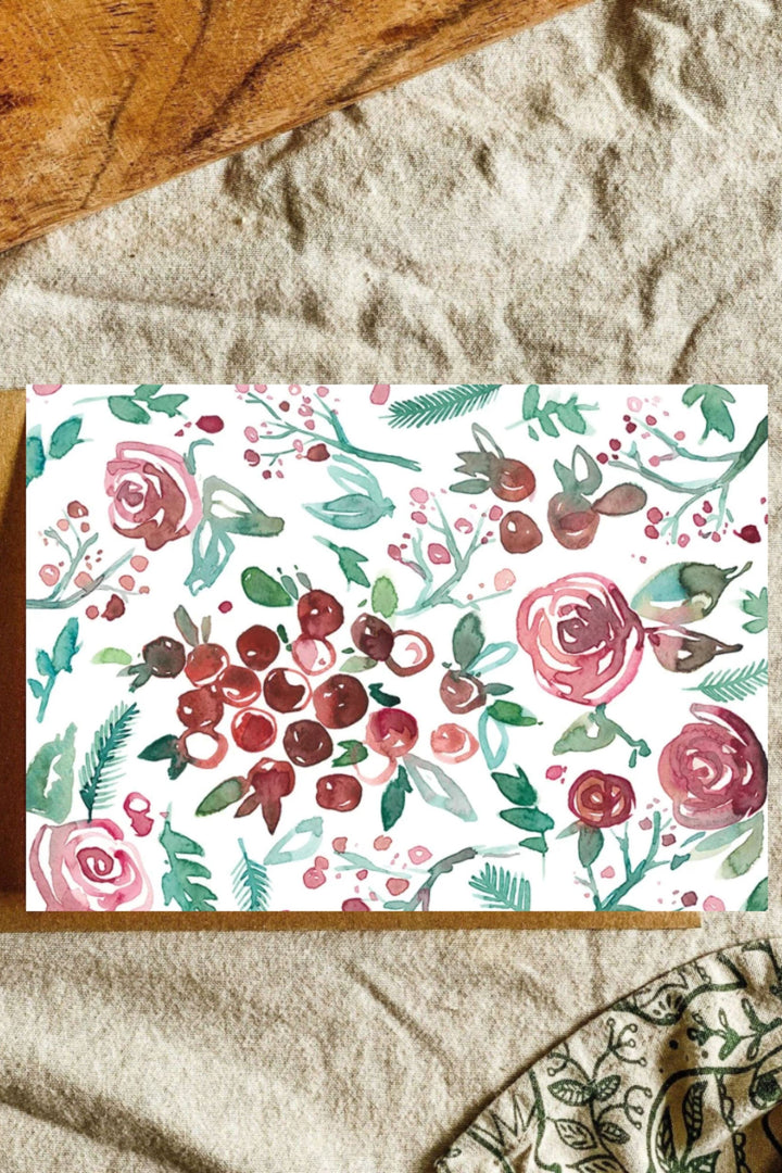 CARTE - Noël - Marion - Stéphanie Renière Illustration