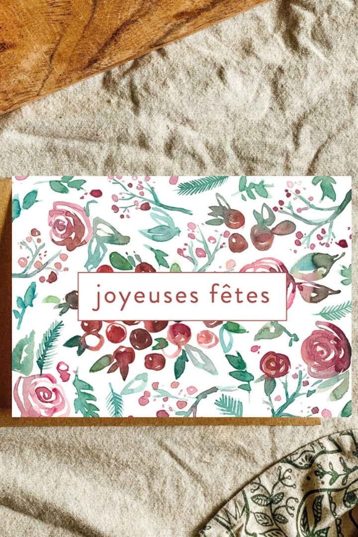 CARTE - Noël - Marion - Stéphanie Renière Illustration
