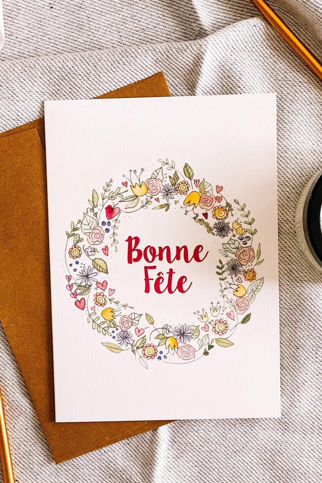 CARTE - Selena - Stéphanie Renière Illustration Les Produits Marée