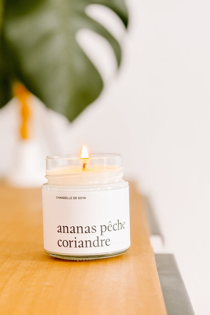CHANDELLE DE SOYA - Ananas pêche coriandre