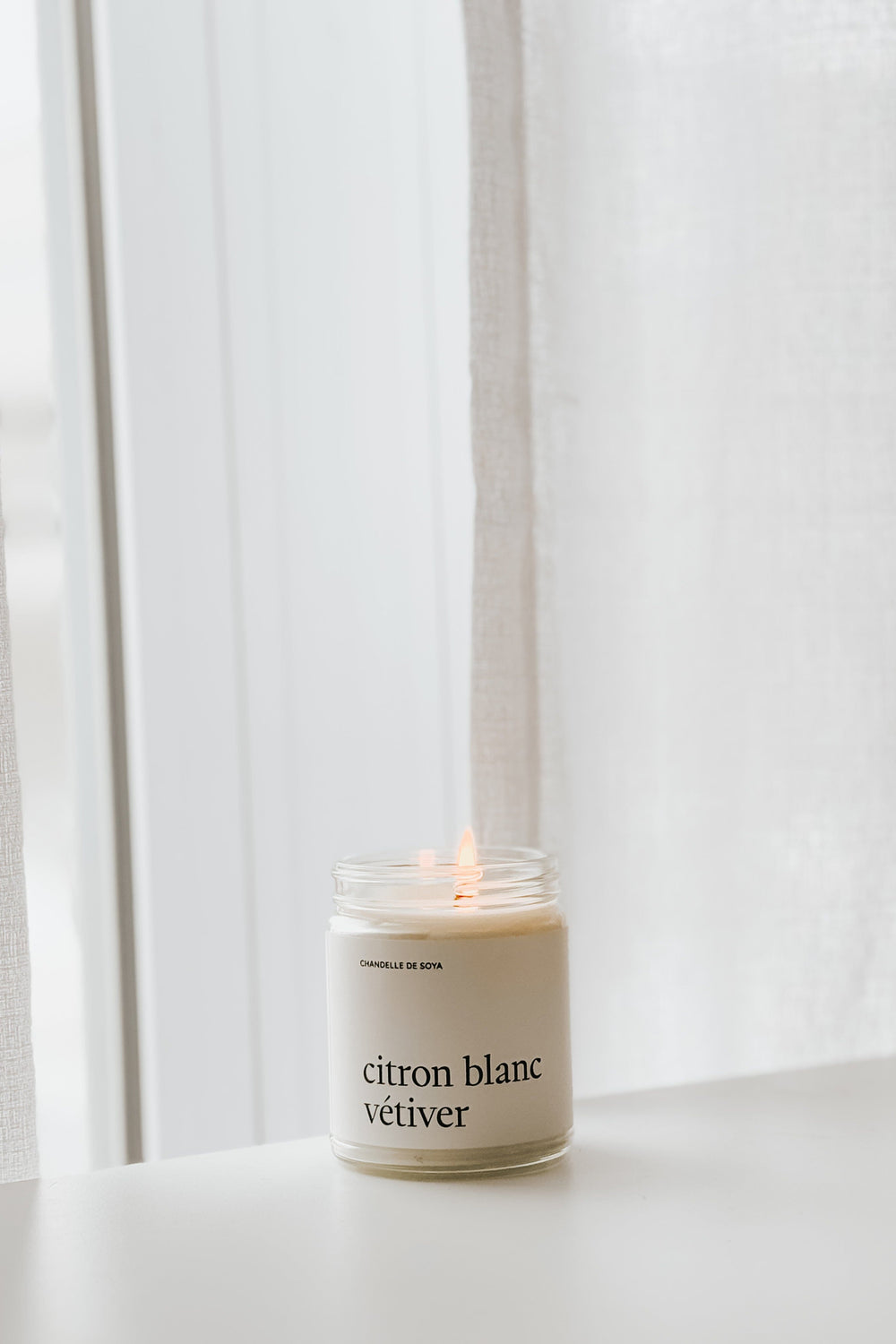 CHANDELLE DE SOYA - Citron blanc vétiver