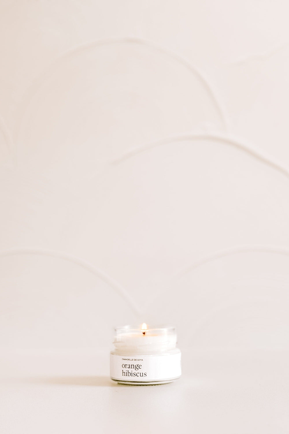 CHANDELLE DE SOYA - Orange hibiscus