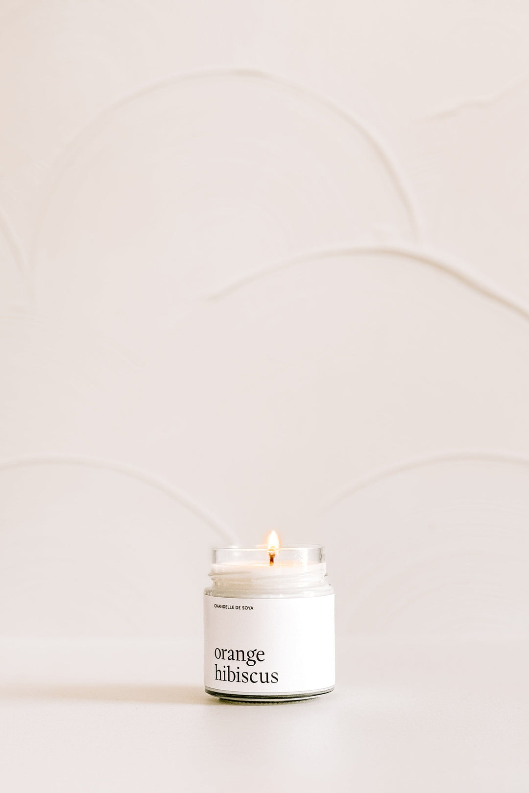 CHANDELLE DE SOYA - Orange hibiscus