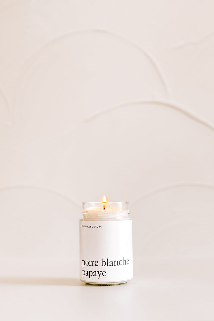 CHANDELLE DE SOYA - Poire blanche papaye