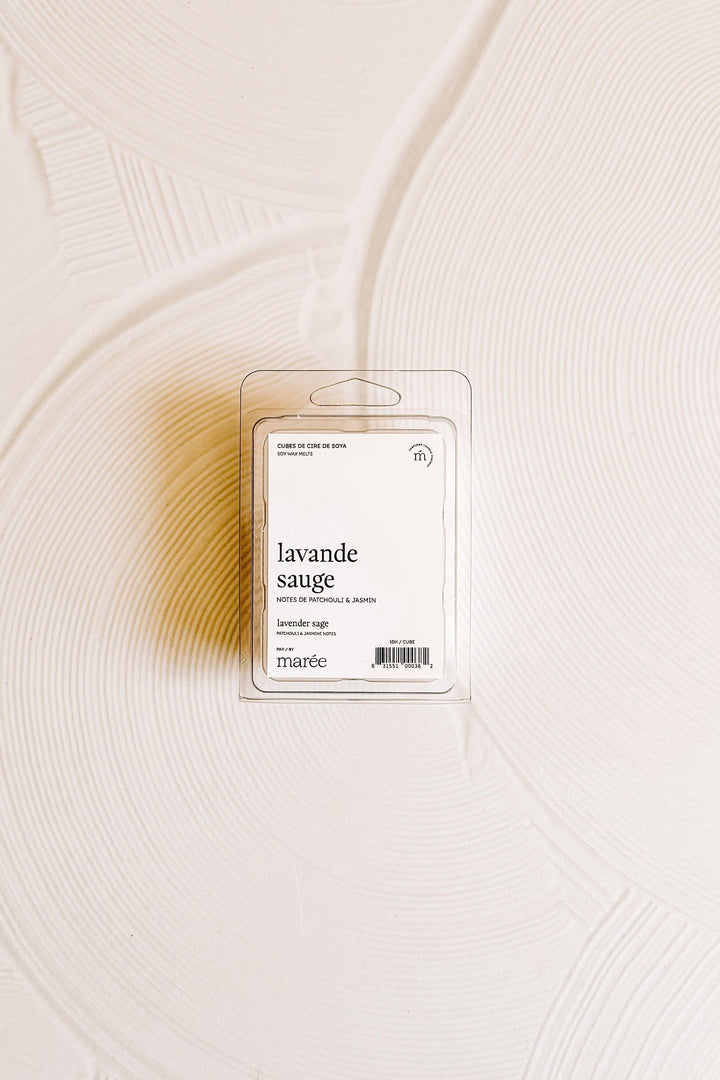 CUBES DE CIRE DE SOYA POUR DIFFUSEUR - Lavande sauge