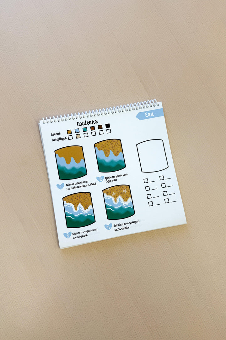 Cahier à colorier - Firedy - Coloris des motifs avec moi