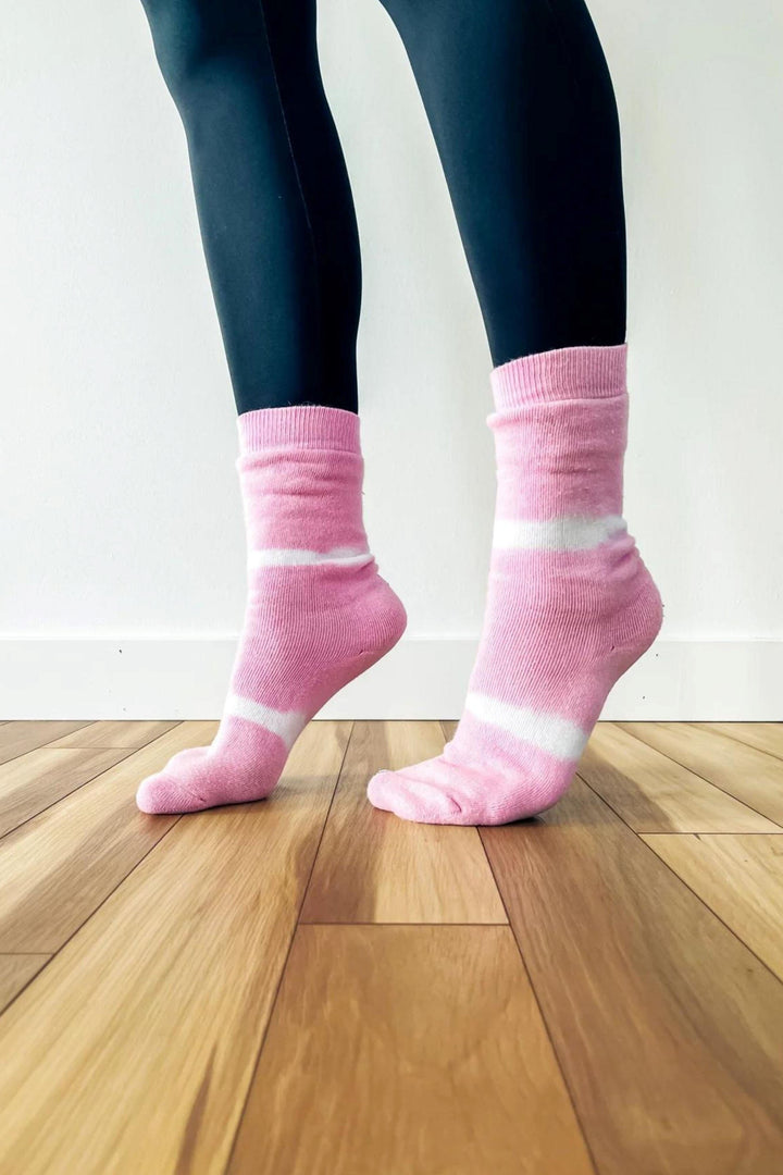 Chaussettes - Pima Tie dye - Pokoloko - Rose