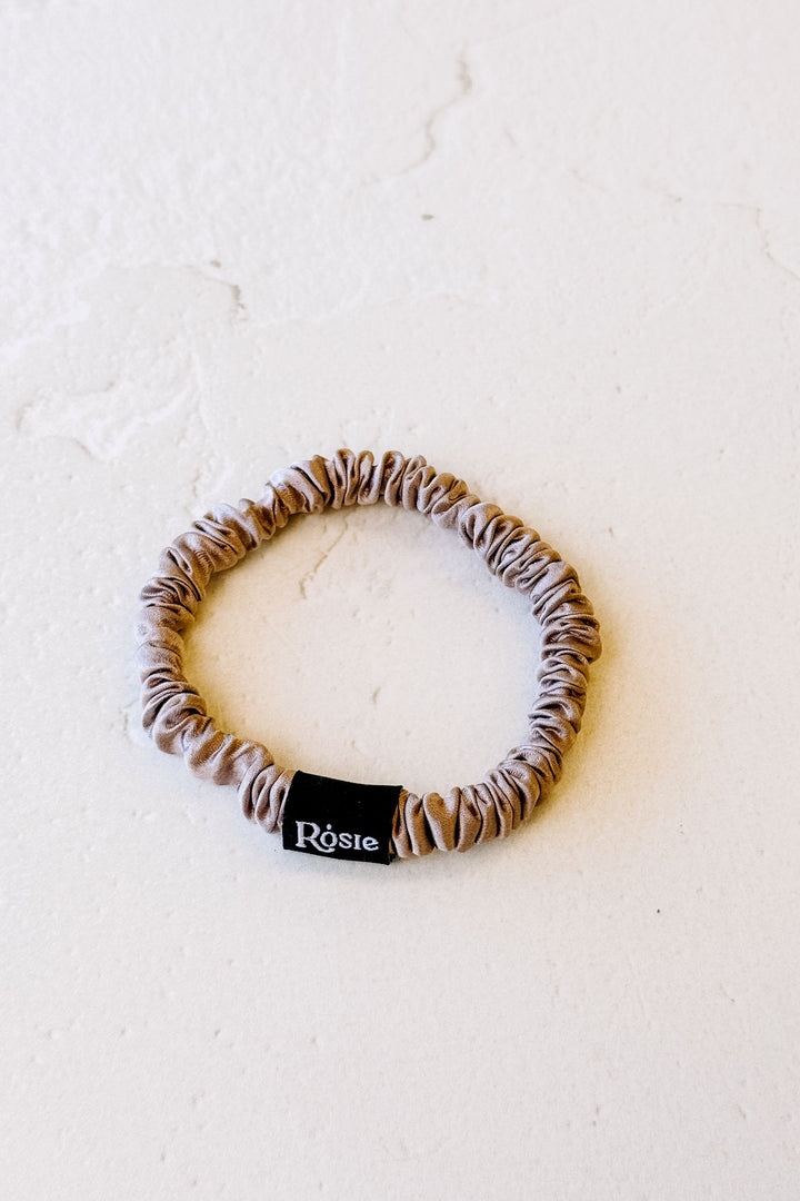 Chouchou pour les cheveux - Mini - Soie de mûrier - Rosie