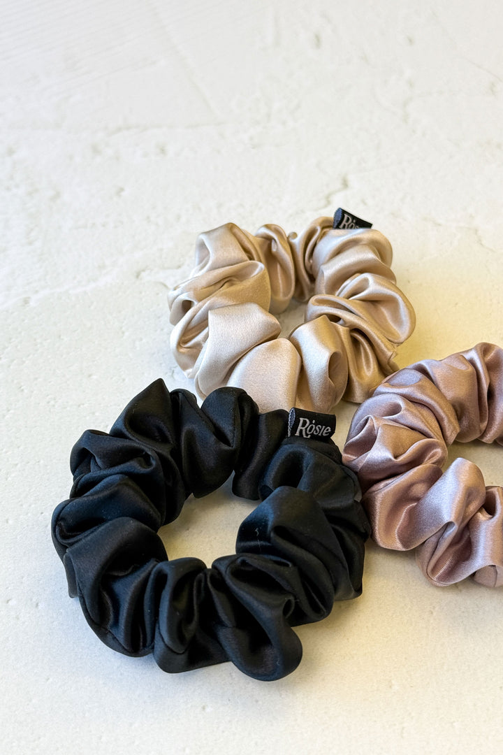 Chouchou pour les cheveux - Moyen - Soie de mûrier - Rosie