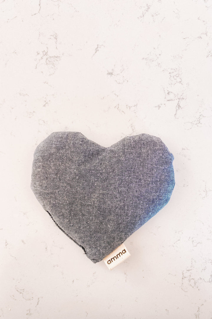 Coussin réconfort - Coeur pour bébé - Chanvre & coton biologique - Amma Thérapie