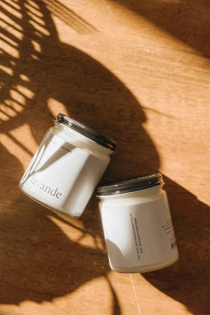 Duo de chandelles extérieures - Citronnelle et Lavande