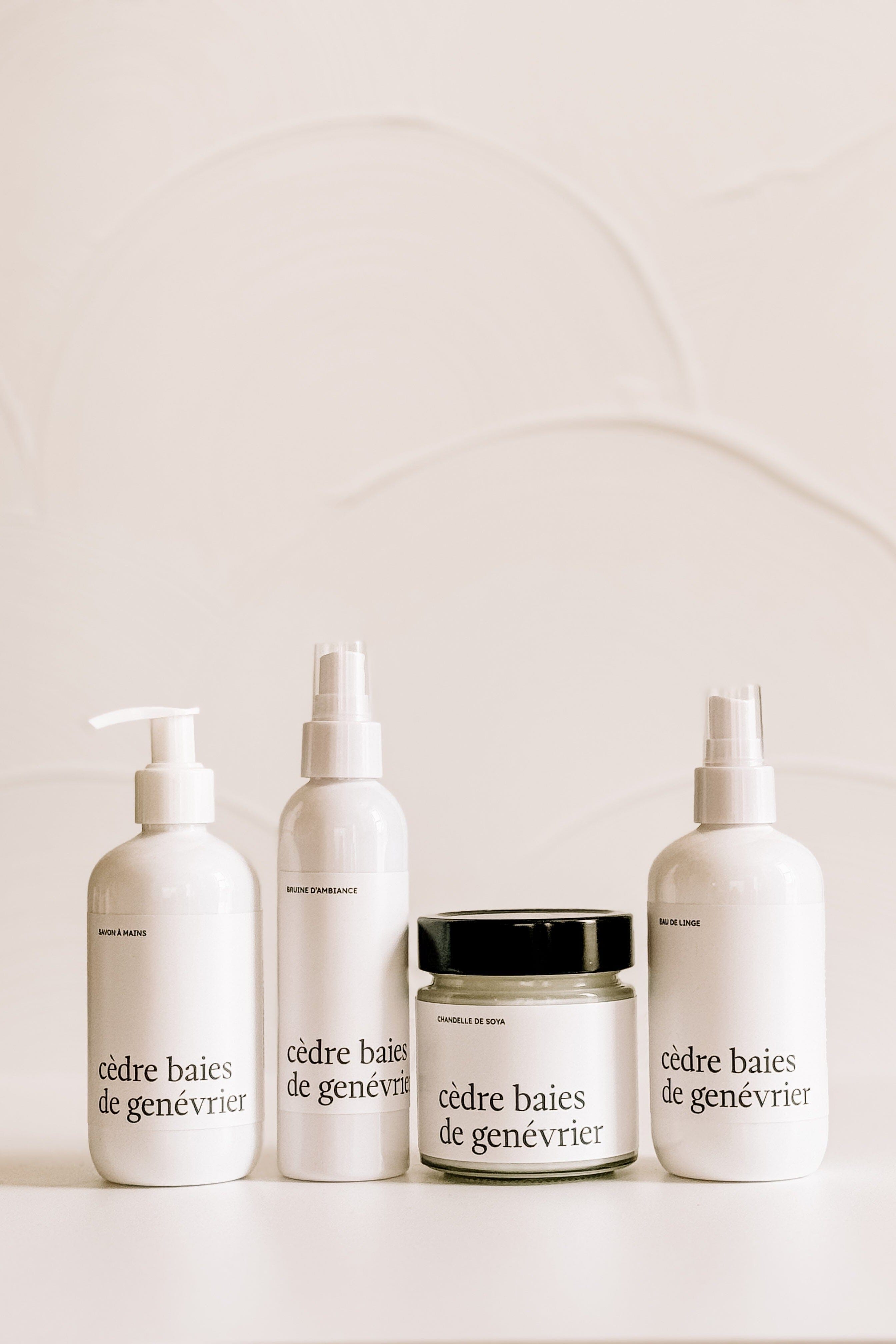 ENSEMBLE COMPLET - Cèdre baies de genévrier - Bruine, eau de linge, sa –  Marée