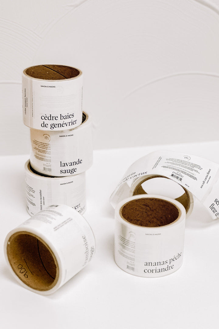 ÉTIQUETTE DE REMPLACEMENT - Savon à mains
