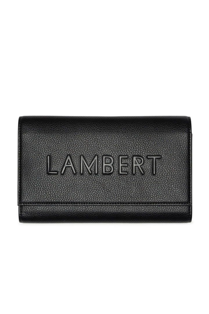 Étui à passeport en cuir vegan - Lambert - ATLAS - Noir