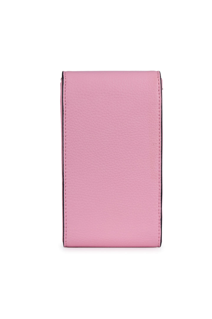 Étui de téléphone à bandoulière en cuir vegan - Lambert - ALEXA - Whisper pink
