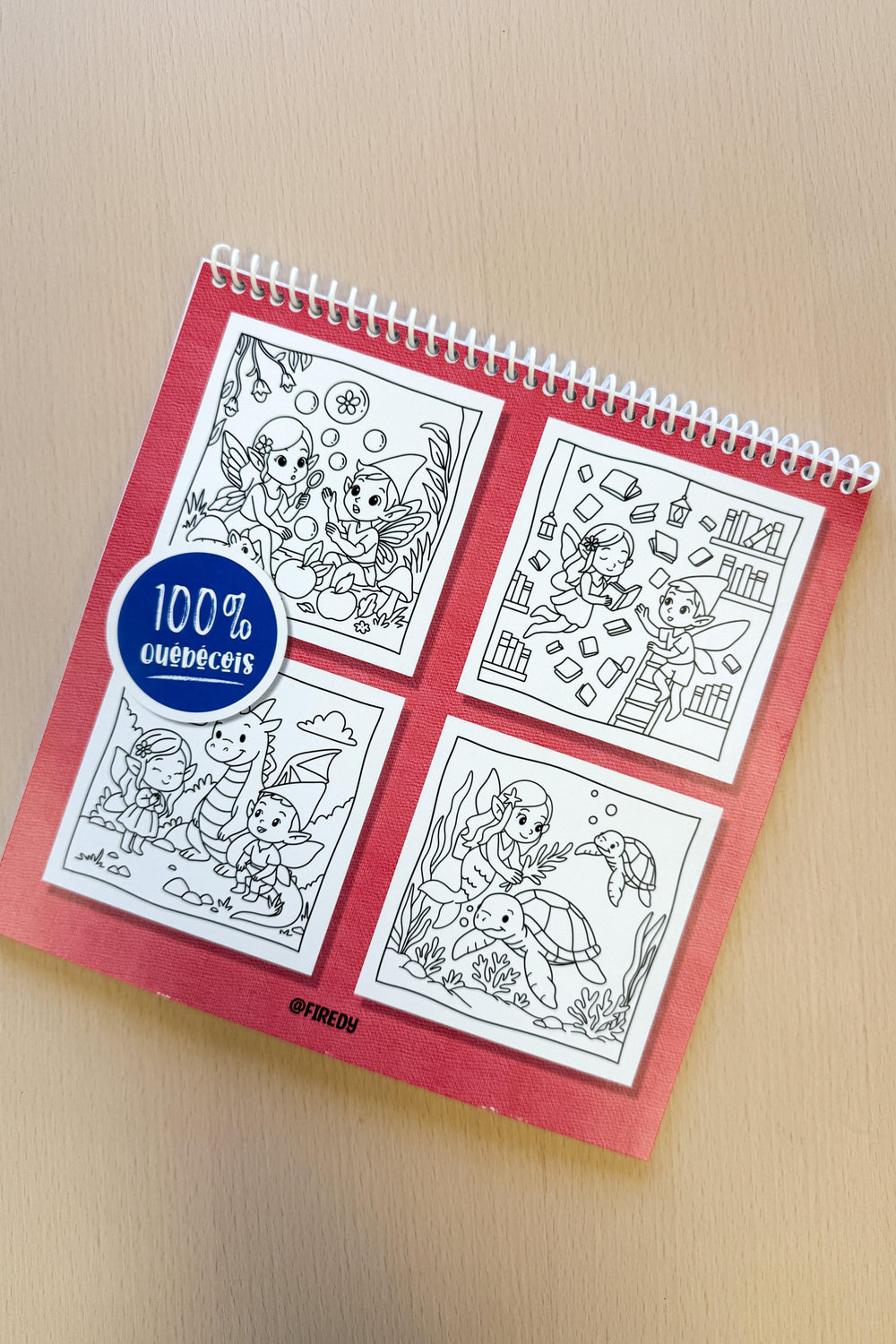 Cahier à colorier - Firedy - Tome 6 - Joyeuses fées