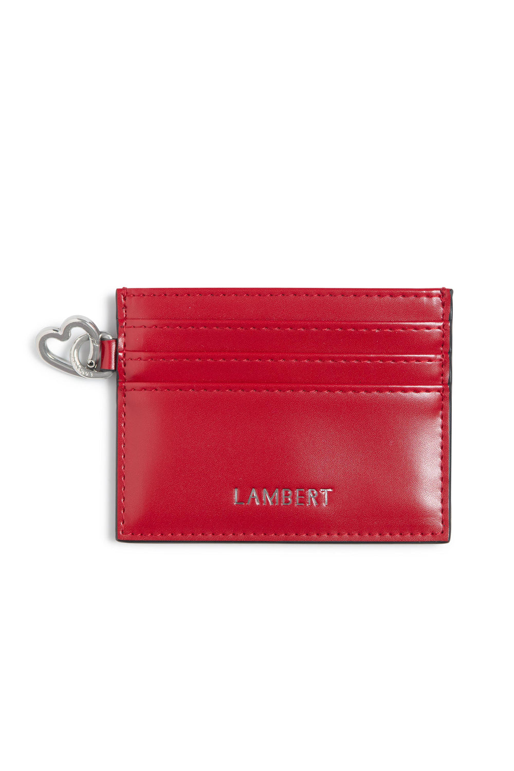 Porte-cartes en cuir vegan - Lambert - BLISS - Ruby