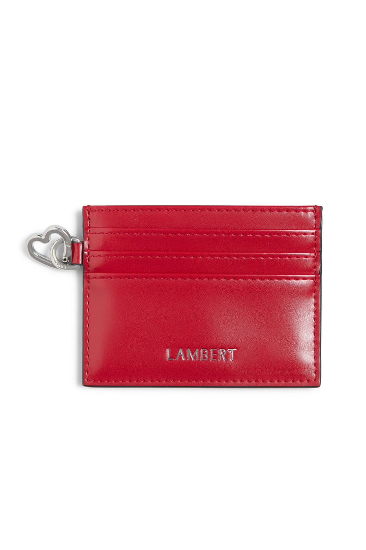 Porte-cartes en cuir vegan - Lambert - BLISS - Ruby