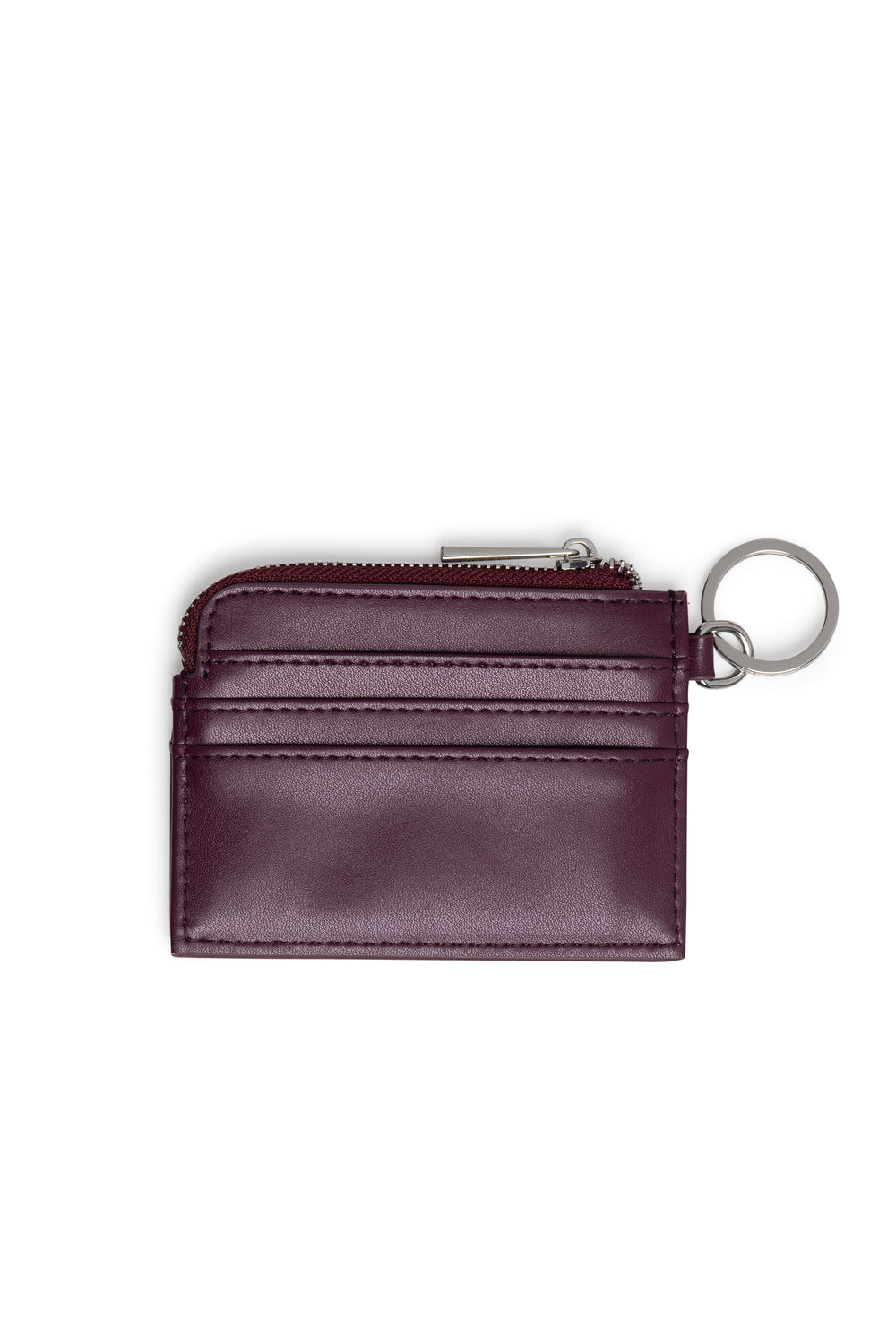 Porte-cartes en cuir vegan - Lambert - MELODY - Cabernet