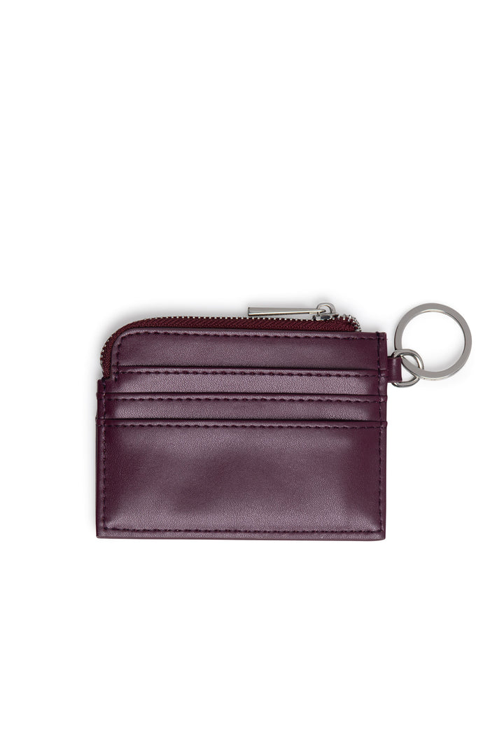 Porte-cartes en cuir vegan - Lambert - MELODY - Cabernet