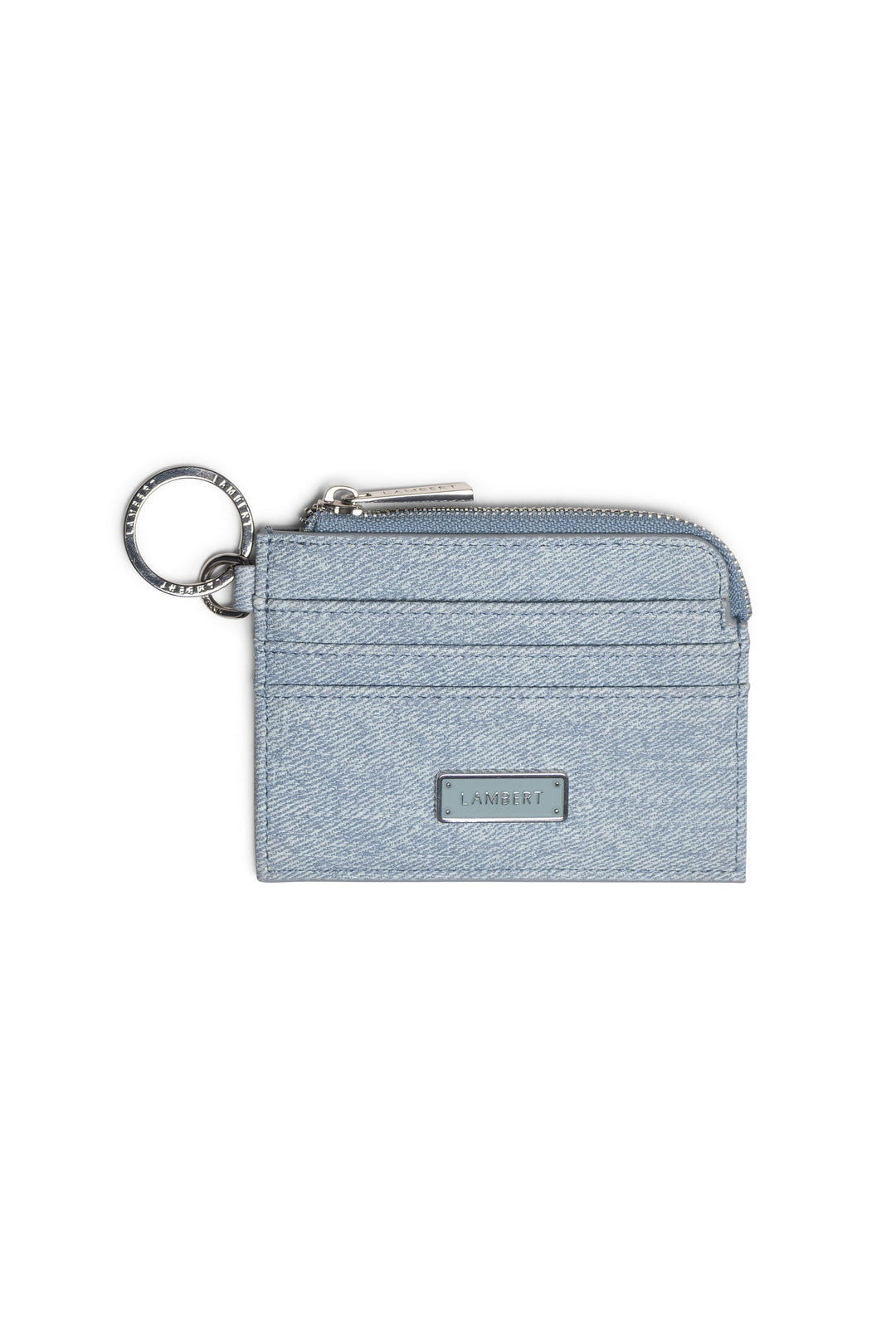 Porte-cartes en cuir vegan - Lambert - MELODY - Denim