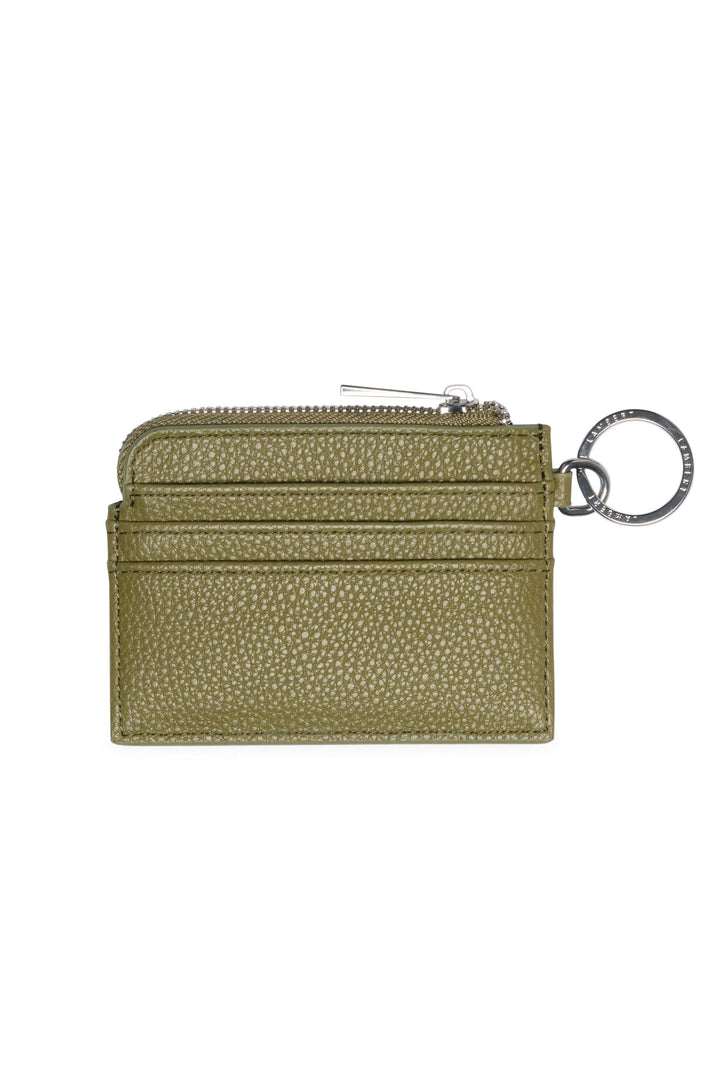 Porte-cartes en cuir vegan - Lambert - MELODY - Olive