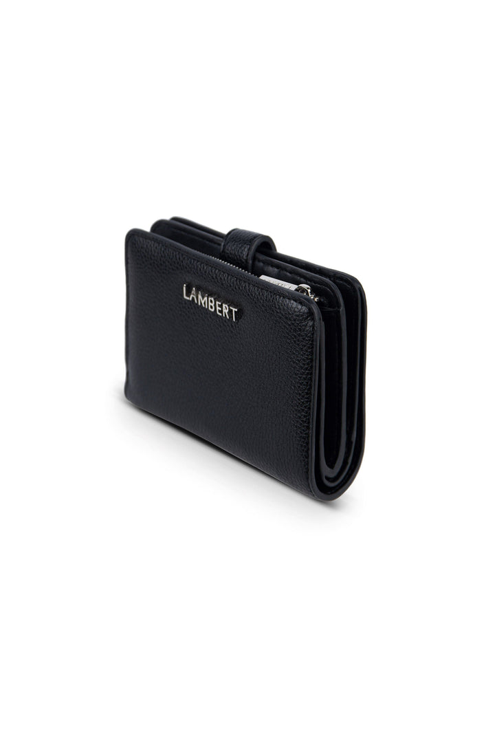 Portefeuille en cuir vegan - Lambert - Carly - Noir