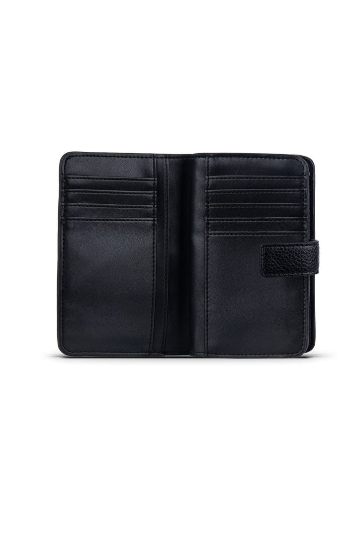 Portefeuille en cuir vegan - Lambert - Carly - Noir
