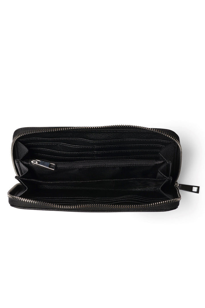 Portefeuille en cuir vegan - Lambert - MELI - Noir