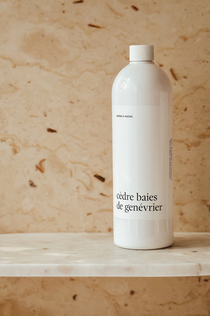 SAVON À MAINS - Format recharge - Cèdre baies de genévrier