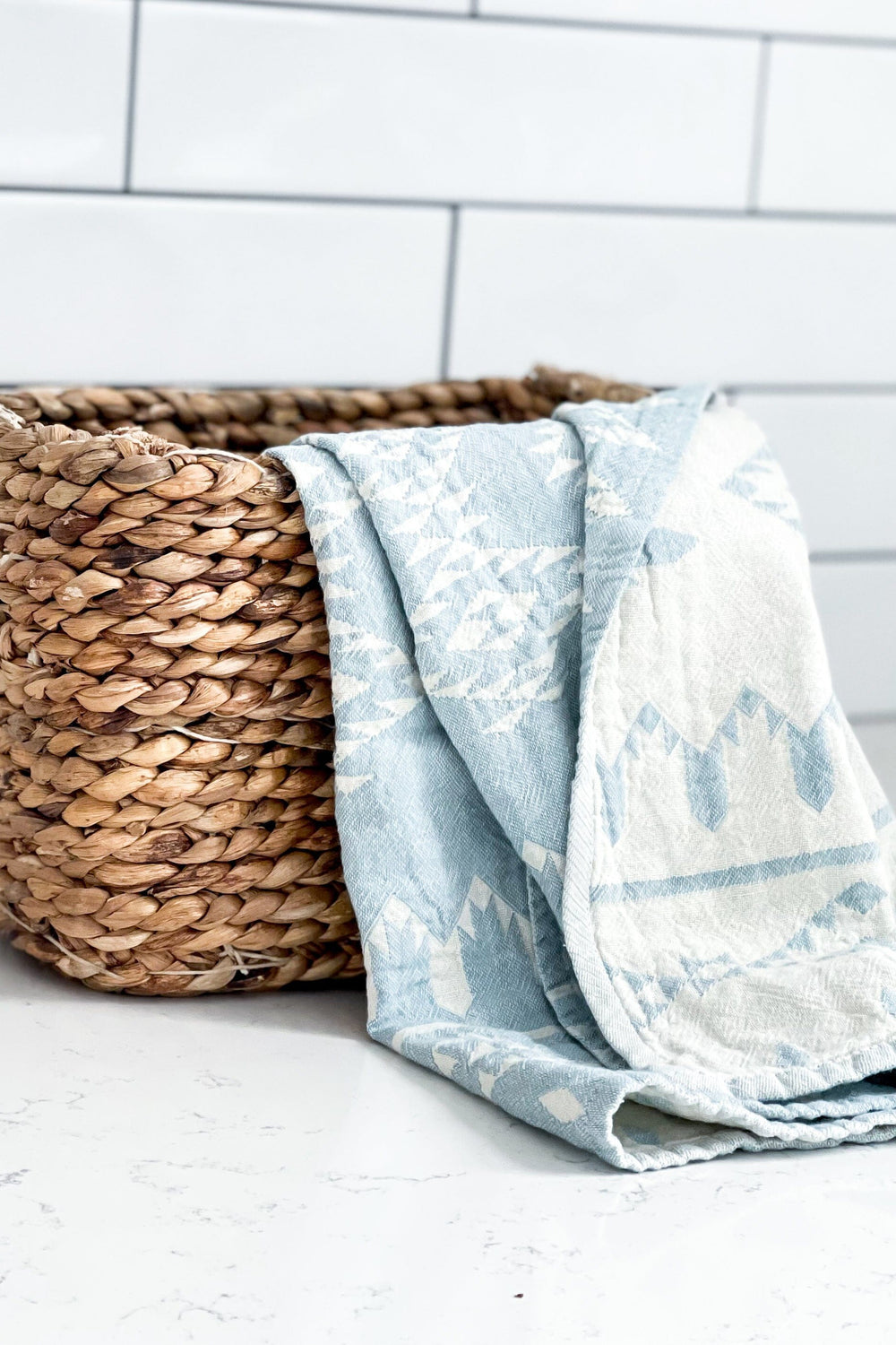 Serviette à mains - Atlas - Bleue - Pokoloko