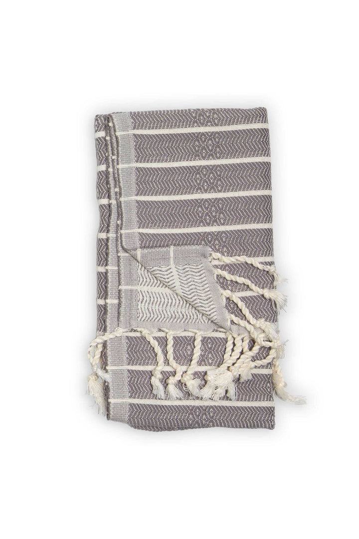 Serviette à mains - Bambou - Grise - Pokoloko