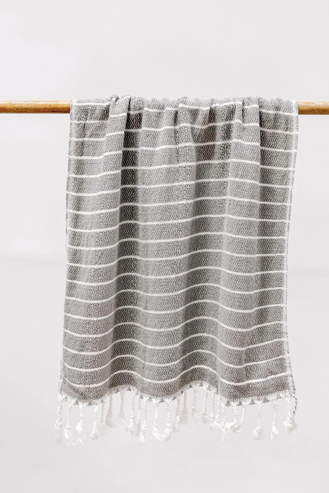 Serviette à mains - Bambou - Grise - Pokoloko