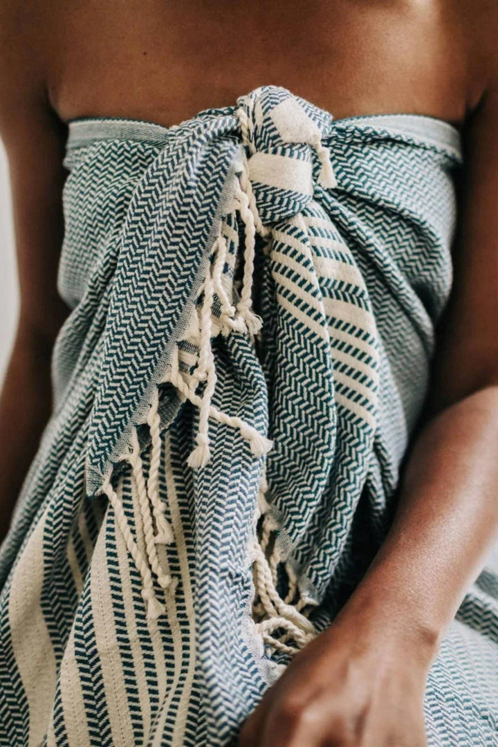 Serviette pour le corps - Hasir - Bleu - Pokoloko