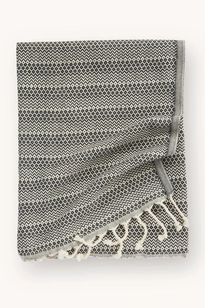Serviette pour le corps - Isabelle - Noire - Pokoloko