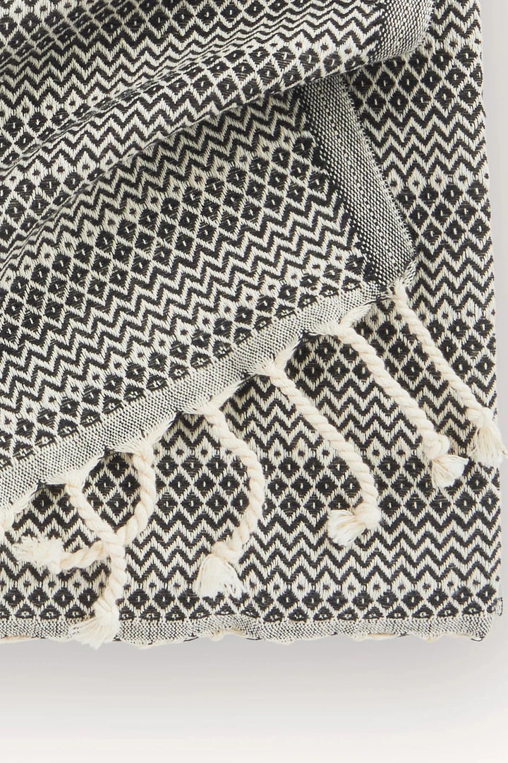 Serviette pour le corps - Isabelle - Noire - Pokoloko