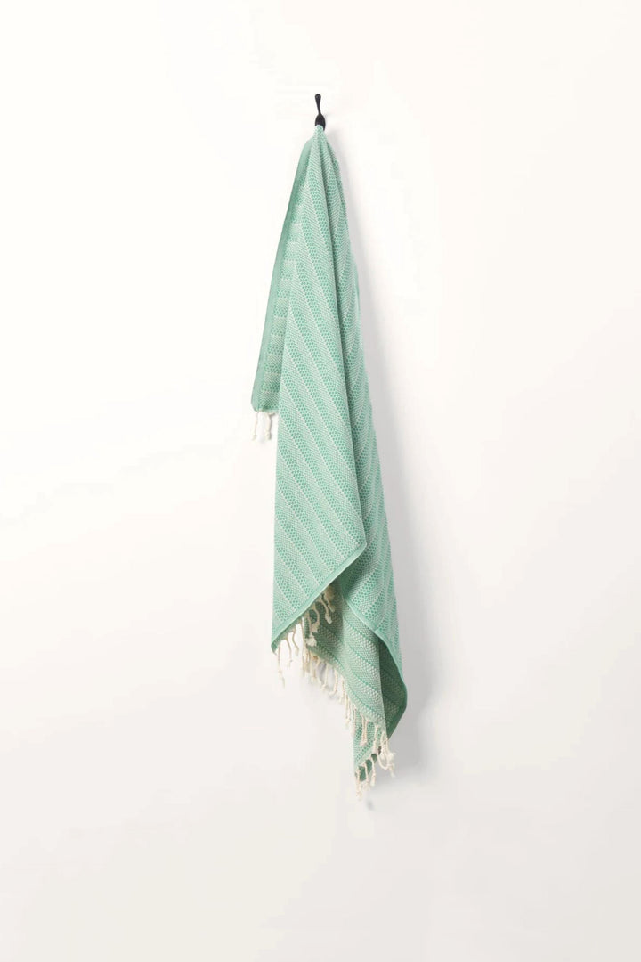 Serviette pour le corps - Isabelle - Verte - Pokoloko